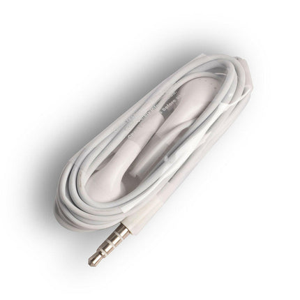 Auriculares Ficha 3,5 c/ Micro - Branco-Som e luz-SMI-Music Stage