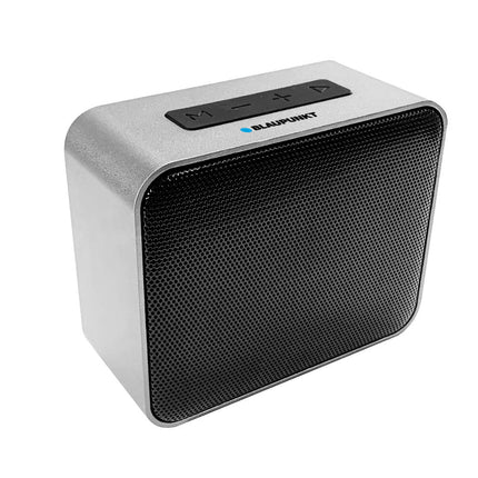Coluna Portátil Bluetooth 5W Alumínio - Prata-Som e luz-Blaupunkt-Music Stage
