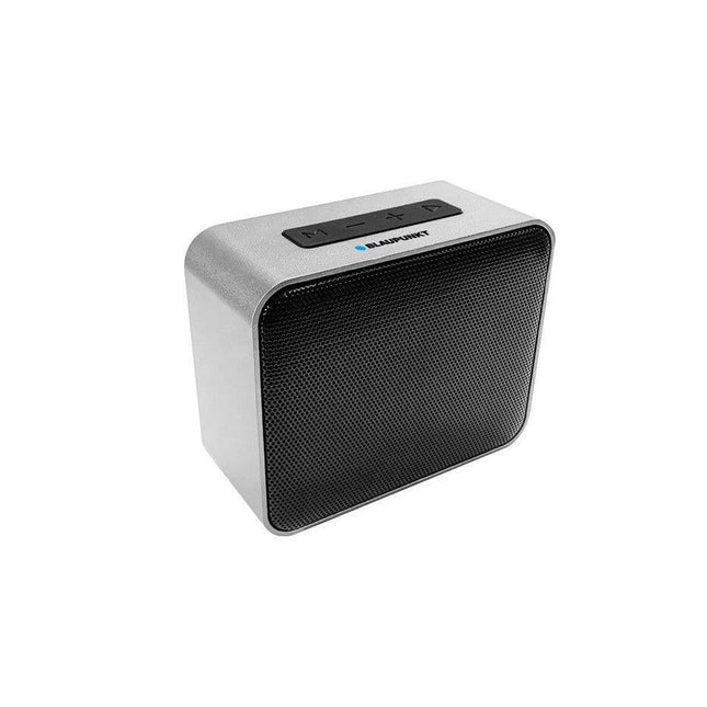 Coluna Portátil Bluetooth 5W Alumínio - Prata-Som e luz-Blaupunkt-Music Stage