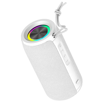 Coluna Portátil Bluetooth 10W Led - Branco-Som e luz-Blaupunkt-Music Stage