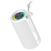 Coluna Portátil Bluetooth 10W Led - Branco