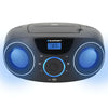 Rádio Portátil Bluetooth 12W Boombox - Preto