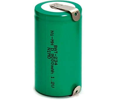 Bateria 1,2V R20 9000mAh Ni-MH c/ Patilhas-Energia-Nimo-Music Stage
