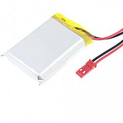 Bateria Li-Po 3,7V 1600mAh c/ Cabos - 9x34x50mm-Energia-SMI-Music Stage