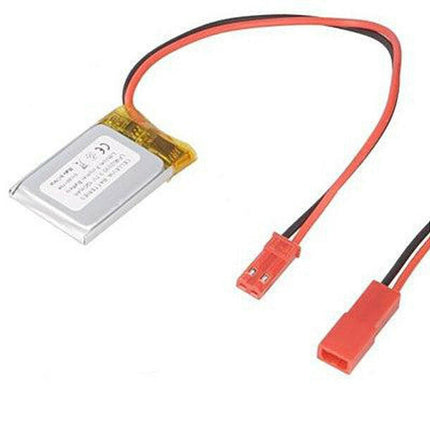 Bateria Li-Po 3,7V 190mAh c/ Cabos - 4x20x30mm-Pilhas Lítio-Botão-Smi-Music Stage