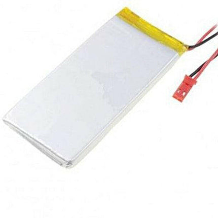 Bateria Li-Po 3,7V 2600mAh c/ Cabos - 6,5x42x90mm-Pilhas Lítio-Botão-Smi-Music Stage