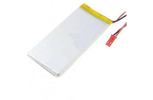 Bateria Li-Po 3,7V 2600mAh c/ Cabos - 6,5x42x90mm-Pilhas Lítio-Botão-Smi-Music Stage