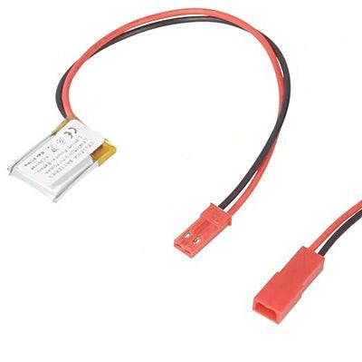 Bateria Li-Po 3,7V 70mAh c/ Cabos - 4x15x20mm-Energia-SMI-Music Stage