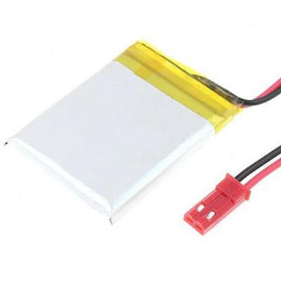 Bateria Li-Po 3,7V 980mAh c/ Cabos - 5,7x34x50mm-Energia-SMI-Music Stage
