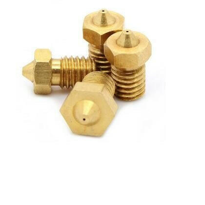 Bico Extrusora 0,5mm V6 - Filamento 3mm - Cobre-Robotica e prototipagem-SMI-Music Stage