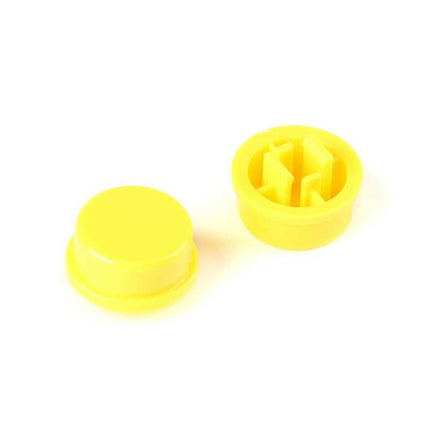 Botão p/ Pulsador - 12x12x7,3mm - Amarelo-Componentes eletronicos-SMI-Music Stage