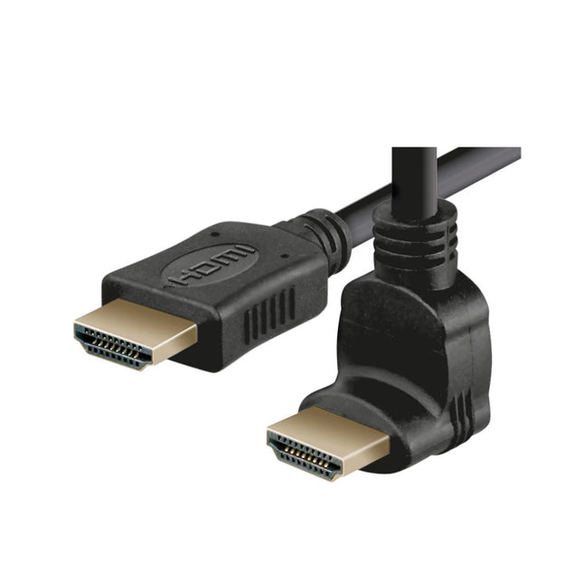 Cabo HDMI Macho / Macho 2mt - Curva 90º Esquerda-Cabos-MP-Music Stage