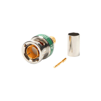 Ficha BNC 75 Ohm 4K-UHD Preto