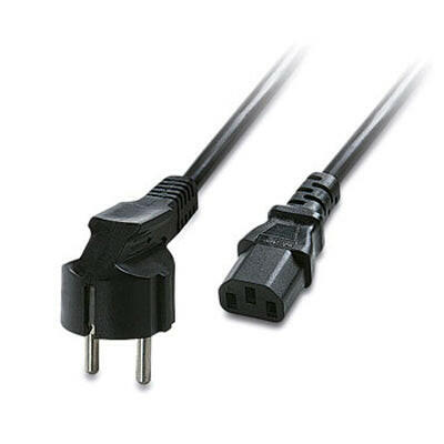 Cabo Alimentação Schuko Macho / IEC-C13 Fêmea 1,8mt Preto-Cabos-SMI-Music Stage