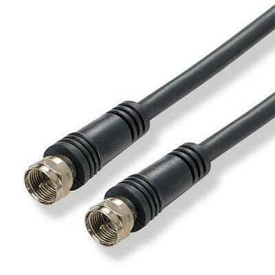 Cabo F Macho / F Macho 0,25mt - Preto-Fichas e cabos-EDC-Music Stage