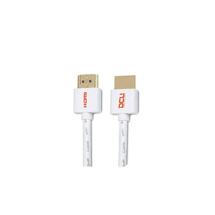 Cabo HDMI Macho / Macho 1,5mt SLIM - Branco-Cabos-DCU-Music Stage