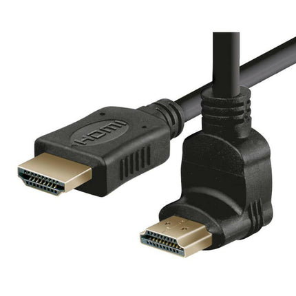 Cabo HDMI Macho / Macho 1mt - Curva 90º-Cabos-MP-Music Stage
