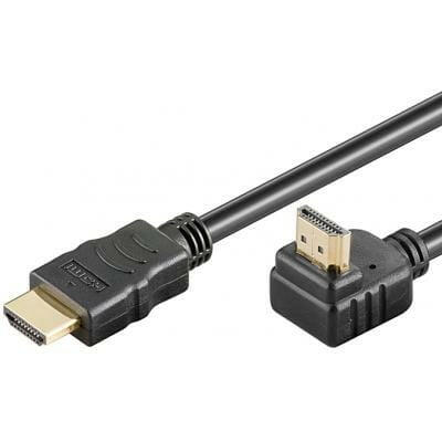 Cabo HDMI Macho / Macho 3mt - Curva 90º-Cabos-MP-Music Stage