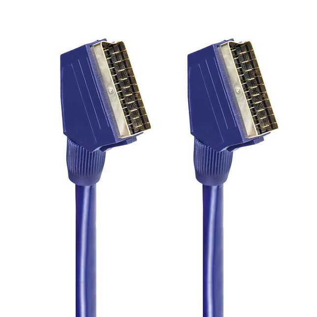 Cabo Scart Macho / Scart Macho 1,5mt - 8mm-Cabos-DCU-Music Stage