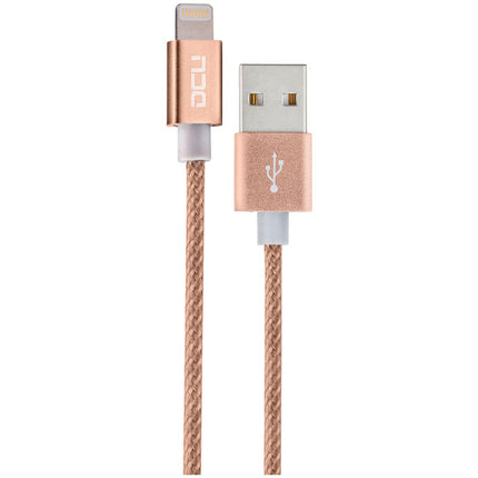 Cabo USB "A" Macho / Apple Lightning 1mt Aluminio - Dourado-Fichas e cabos-DCU-Music Stage
