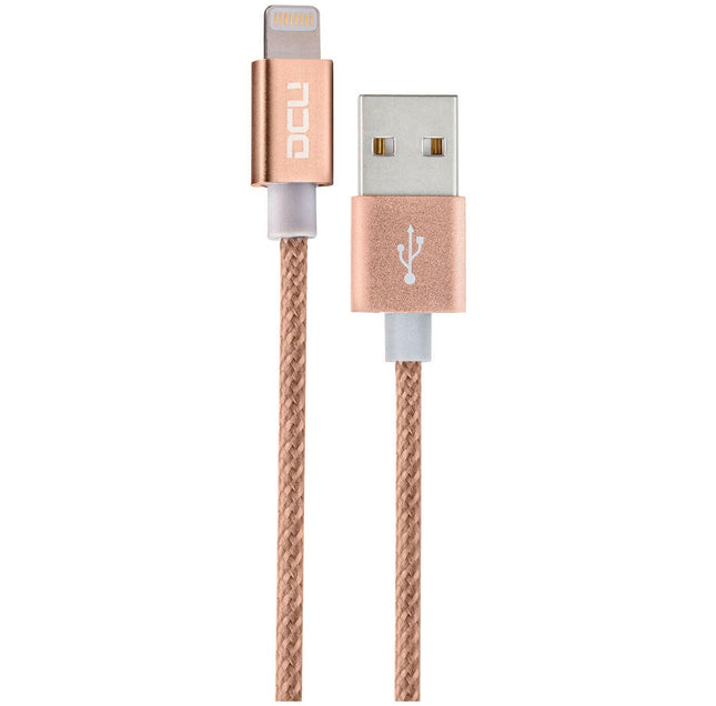 Cabo USB "A" Macho / Apple Lightning 1mt Aluminio - Dourado-Fichas e cabos-DCU-Music Stage