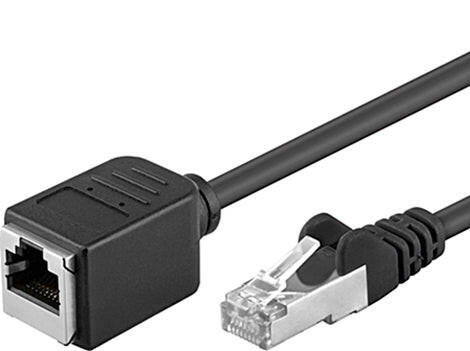 Cabo UTP CAT5e Macho / Fêmea 1 mt-Fichas e cabos-SMI-Music Stage