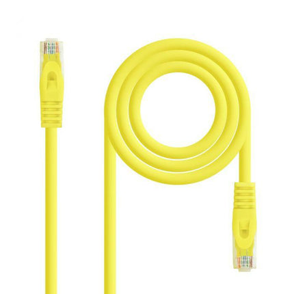 Cabo UTP CAT6 0,50mt - Amarelo-Fichas e cabos-SMI-Music Stage