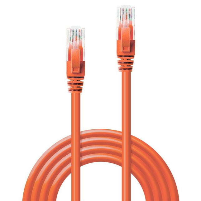 Cabo UTP CAT6 0,50mt - Laranja-Fichas e cabos-SMI-Music Stage