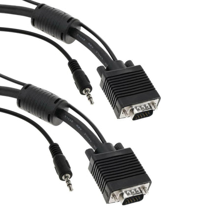 Cabo VGA Macho+3,5 / VGA Macho+3,5 - 5mt-Cabos-SMI-Music Stage