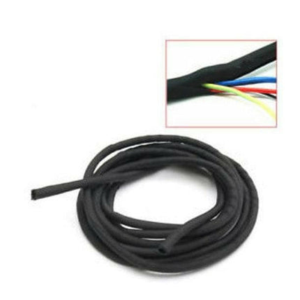 Cobertura Cabos 8mm - 1 metro - Preta-Impressão 3D-Smi-Music Stage