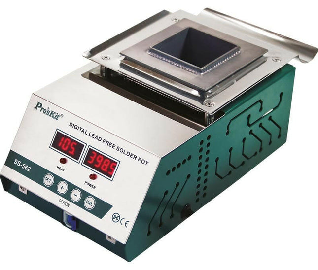Crisol Digital 550ºC máx (Solder Pot)-Apoio tacnicobricol-ProsKit-Music Stage