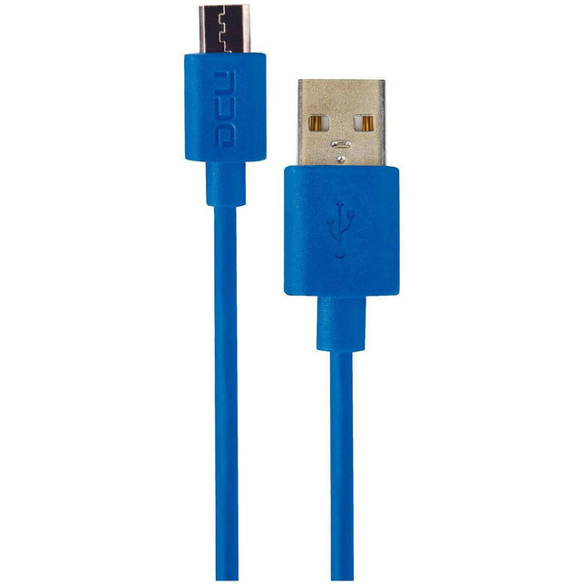 Cabo USB "A" Macho / Micro USB "B" Macho 1mt Azul-Fichas e cabos-DCU-Music Stage