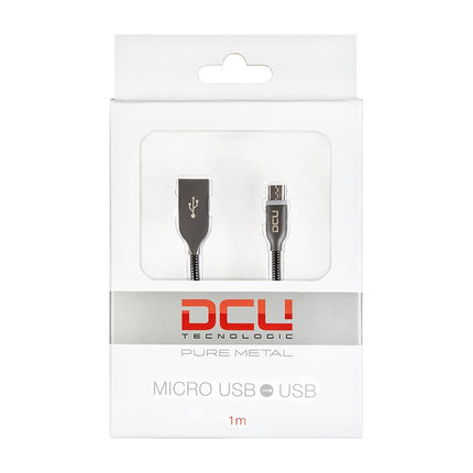 Cabo USB 2.0 "A" Macho / Micro USB "B" Macho 1mt - Metal-Fichas e cabos-DCU-Music Stage