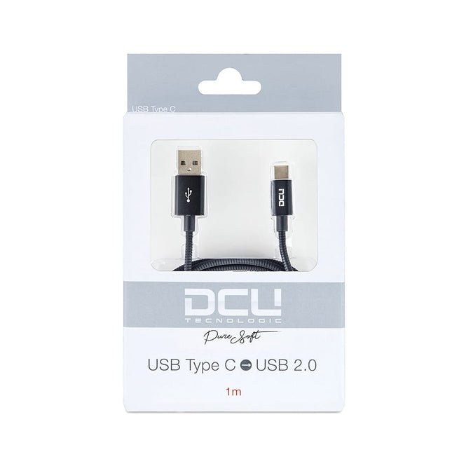 Cabo USB "A" Macho / USB-C Macho 1mt - Pure Soft-Fichas e cabos-DCU-Music Stage