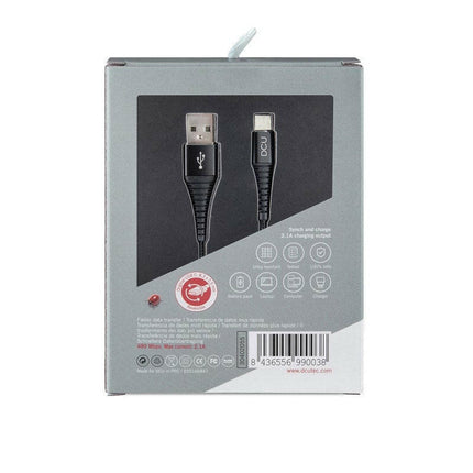 Cabo USB "A" Macho / USB-C Macho 1mt - Pure Strong-Fichas e cabos-DCU-Music Stage