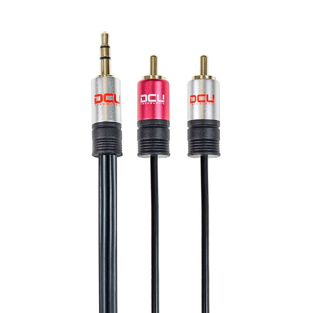 Cabo 3,5 Macho stereo / 2xRCA Macho 10 metros