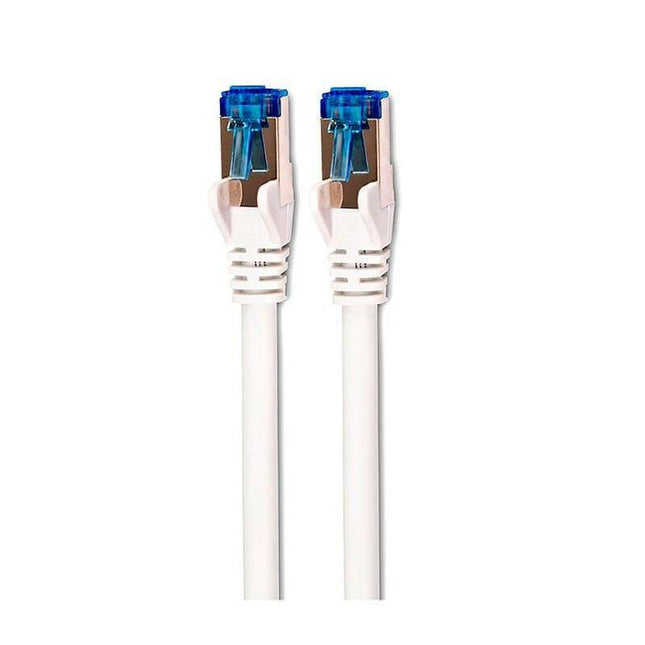 Cabo STP CAT6A 1mt - Branco e Azul-Fichas e cabos-DCU-Music Stage