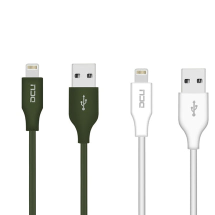 Cabo USB "A" Macho / Apple Lightning 1mt - Branco-Fichas e cabos-DCU-Music Stage