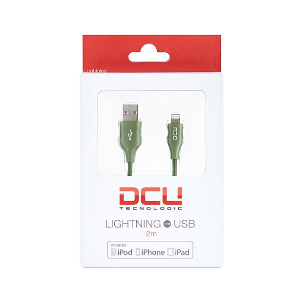 Cabo USB "A" Macho / Apple Lightning 2mt - Preto-Fichas e cabos-DCU-Music Stage