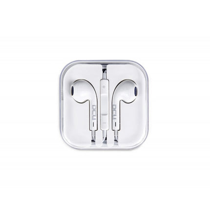Auriculares Ficha 3,5 Branco c/ Micro-Som e luz-DCU-Music Stage