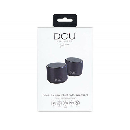 Pack Mini Colunas Bluetooth Estereo - ( Pack x 2 ) - Preto-Som e luz-DCU-Music Stage