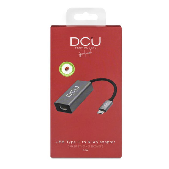 Adaptador USB-C Macho / RJ45 Fêmea-Fichas e cabos-DCU-Music Stage