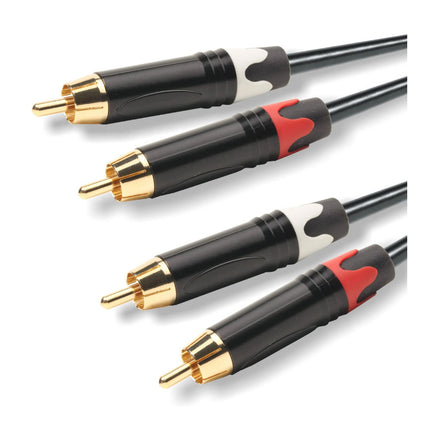 Cabo 2x RCA Macho / 2x RCA Macho 1,5m