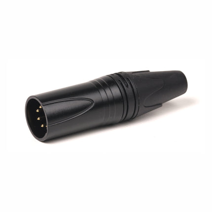 Ficha XLR Macho 5Pin Dourados