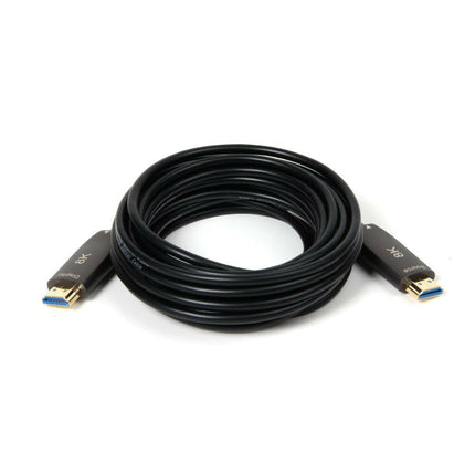 Cabo HDMI Macho / Macho 50mt - Fibra Óptica 8K-Cabos-Emelec-Music Stage