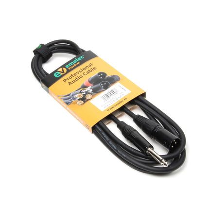 Cabo 6,35 Macho Mono / XLR Macho - 1mt-Cabos-Emelec-Music Stage