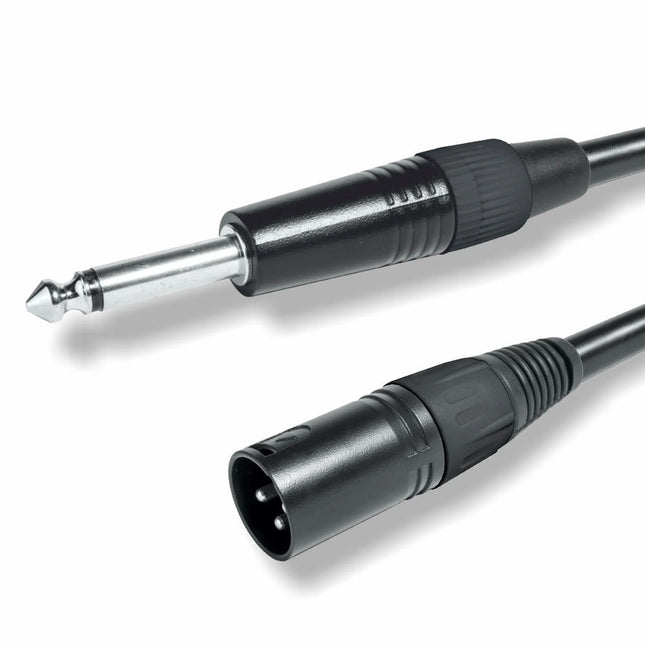 Cabo 6,35 Macho Mono / XLR Macho - 2mt-Cabos-Emelec-Music Stage
