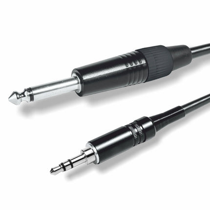 Cabo 3,5 Macho ST / 6,35 Macho 1,5m-Audio-Music Stage-Music Stage