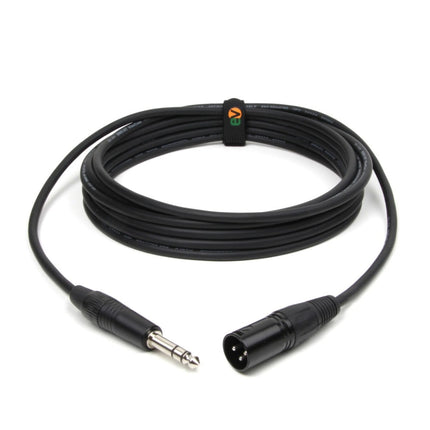 Cabo 6,35mm Macho TRS / XLR Macho - 3 Metros-Cabos-Emelec-Music Stage