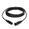 Cabo DMX XLR Macho / DMX XLR Fêmea 1,5mt (3 pin) - Preto